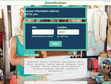 Tablet Screenshot of careerboutique.com